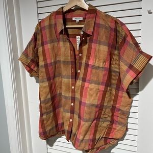 MADEWELL Camp Shirt L NWT